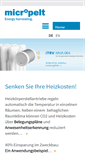 Mobile Screenshot of micropelt.com
